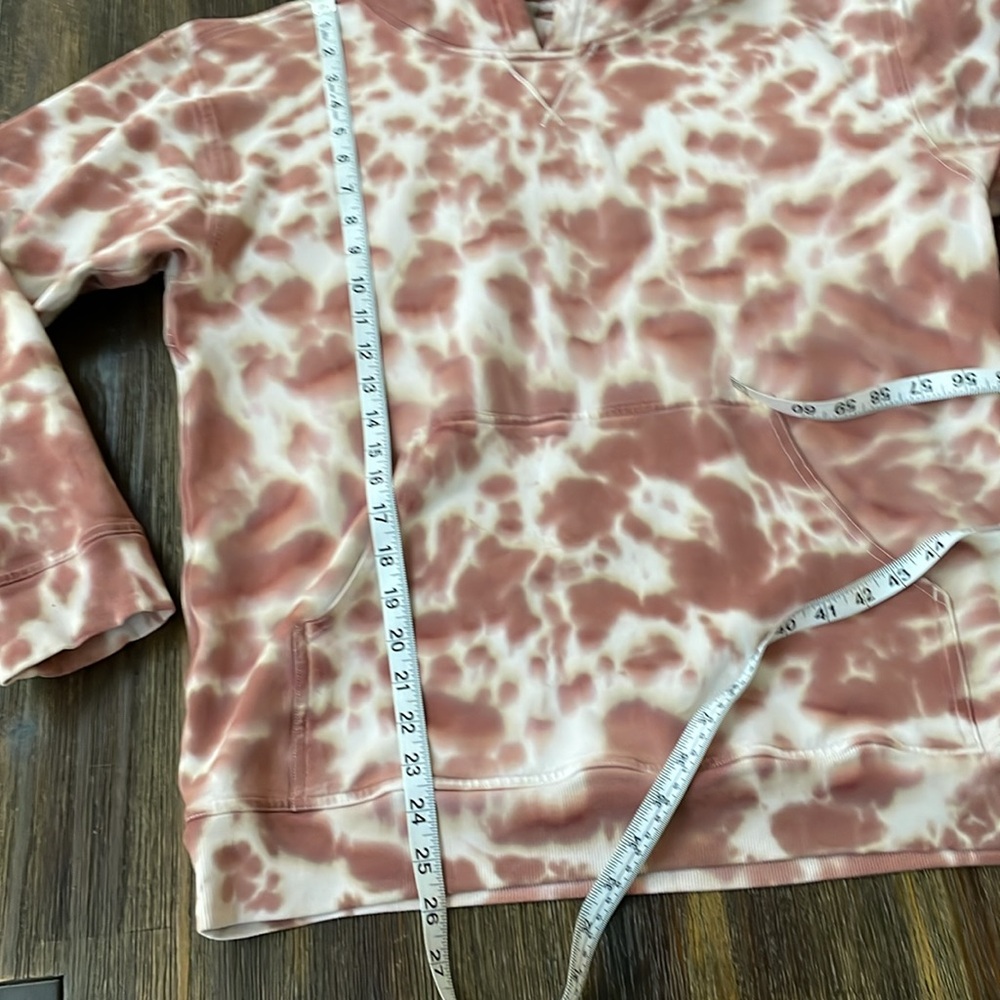 Lululemon Pink and White Tie Dye Pullover Hoodie - Picture 6 of 8